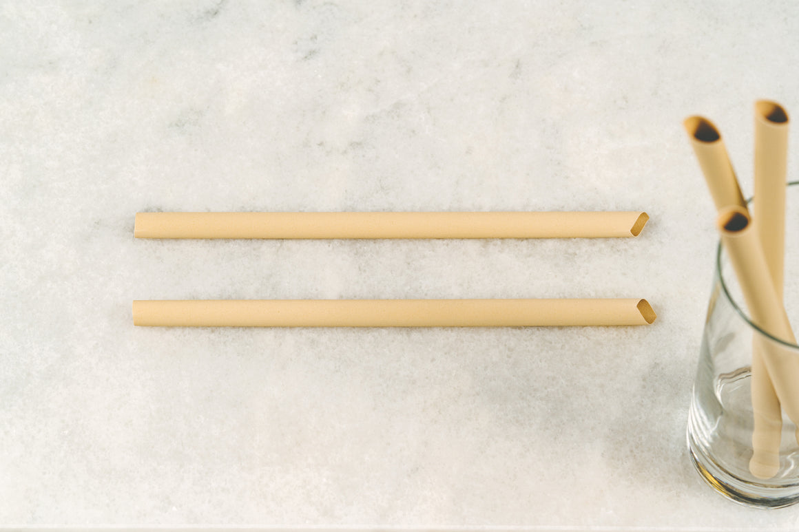 12mm Large Bamboo Straw - CASE (2,000 pcs, Unwrapped)