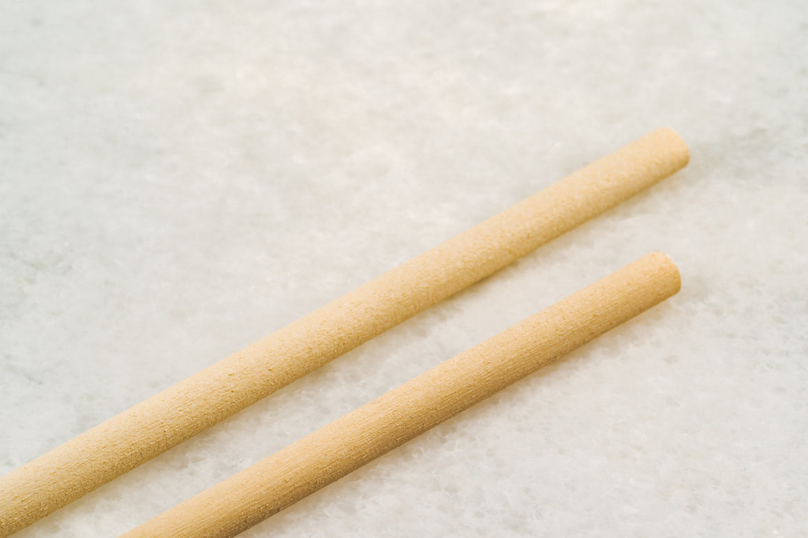 6mm Cocktail Bamboo Straw - PACK (250 pcs, Unwrapped)